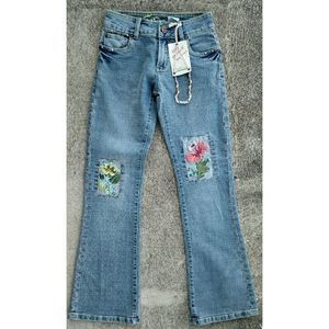 NWT Fried Denim patchwork jeans. Size 1/2